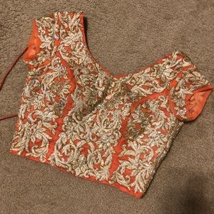 Indian Lehenga set . Orange
